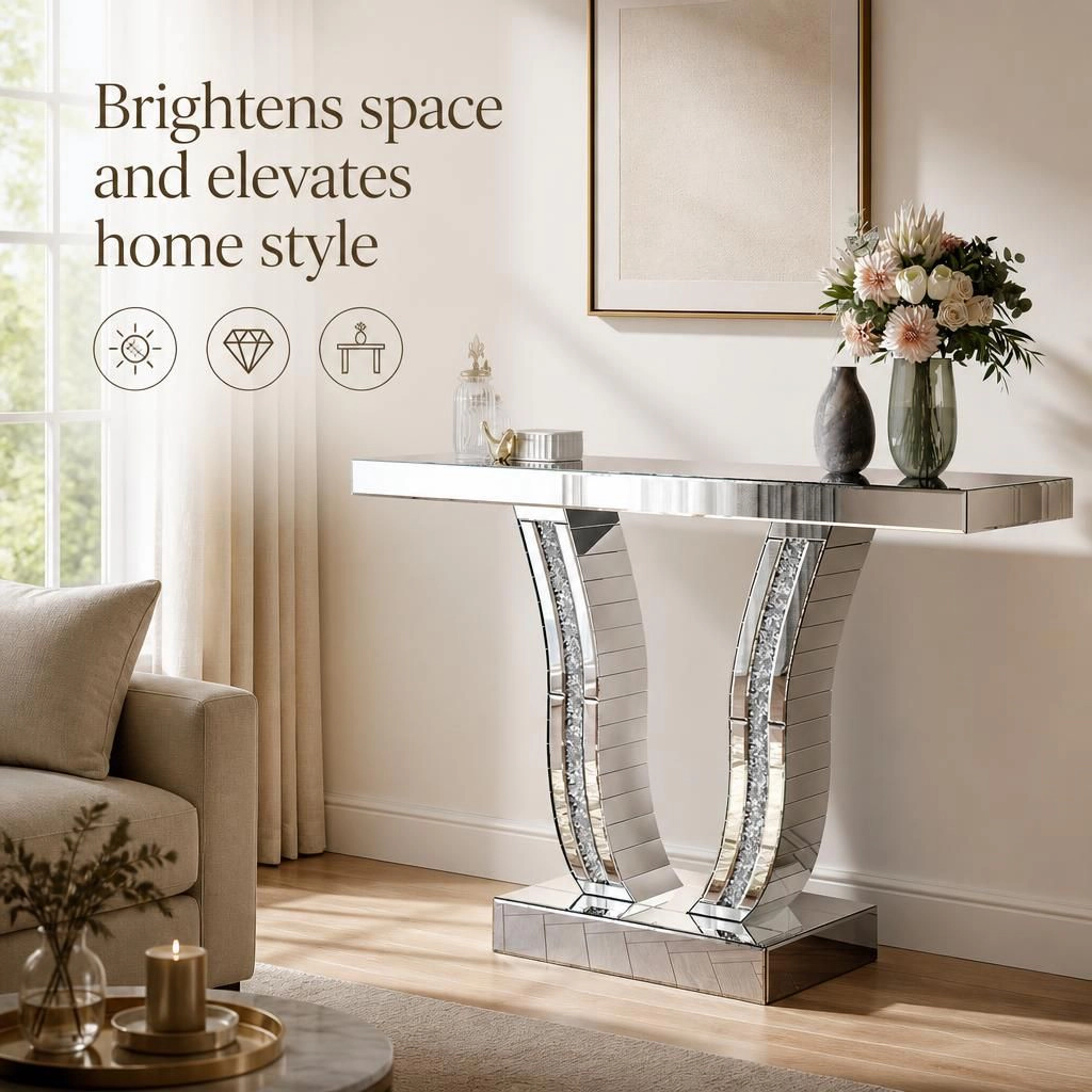 GOODSILO Narrow 43 Inch Entryway Console Table