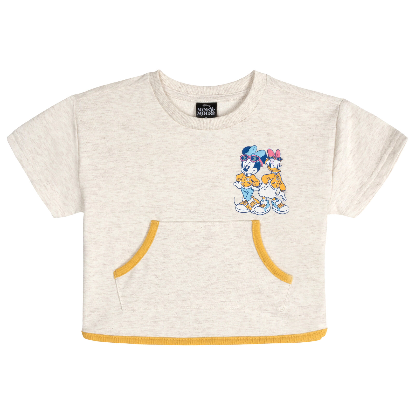 Disney Minnie Mouse Girls' Varsity 2-Piece Tee and Pants Set