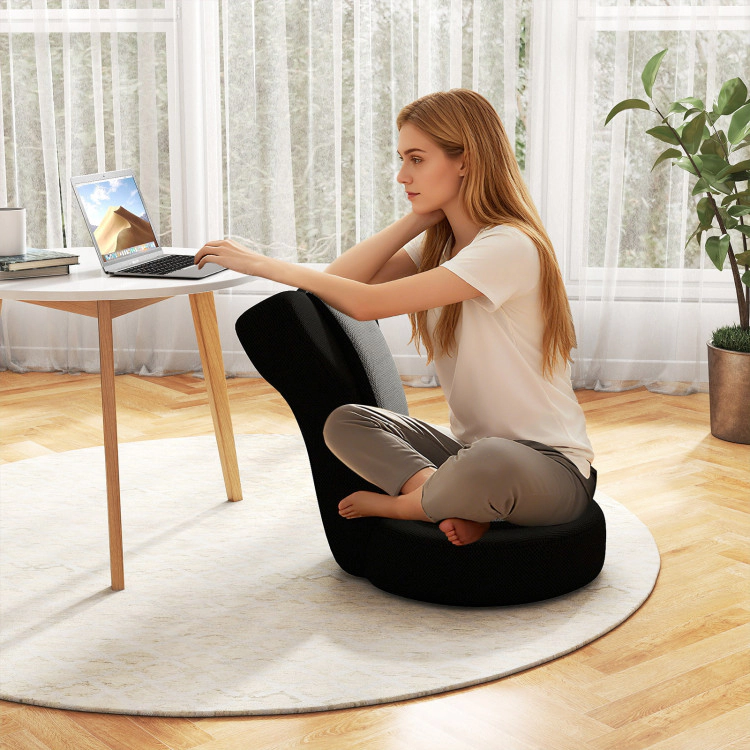 Hivvago Floor Comfy Gaming Leisure Chair With Adjustable Headrest And Backrest