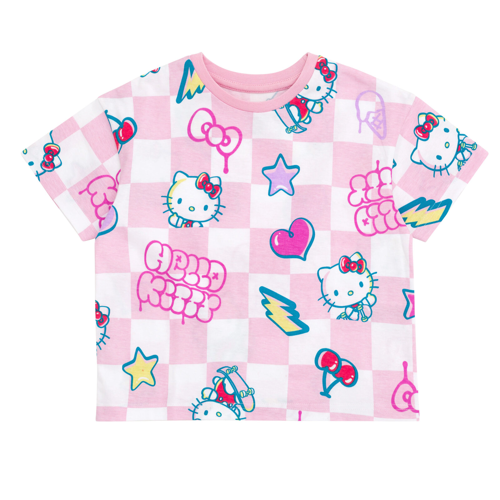 Hello Kitty Girls' 2-Piece T-Shirt and Shorts Set