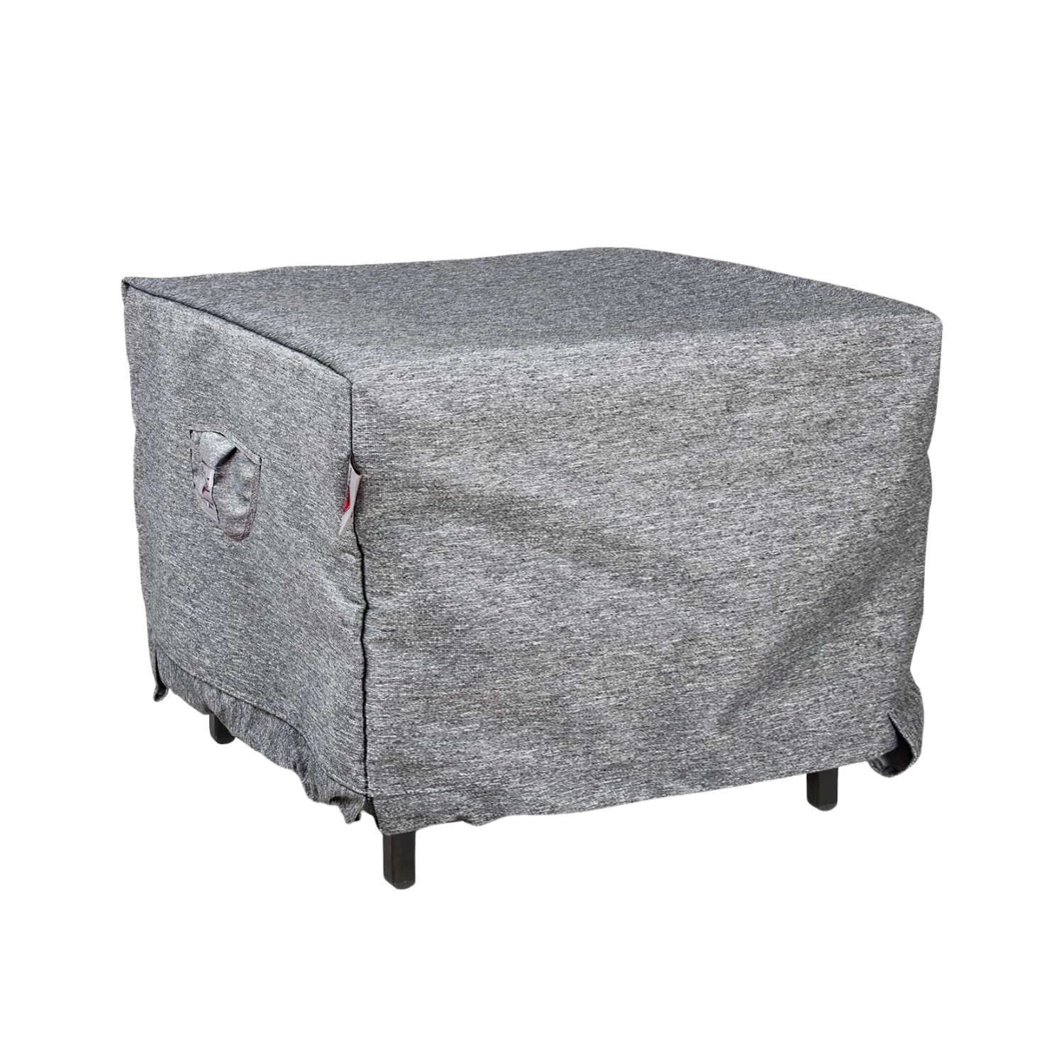 Summerset Shield Platinum 3-Layer UV Resistant Outdoor Accent Table Square Cover - 25x25", Grey Melange