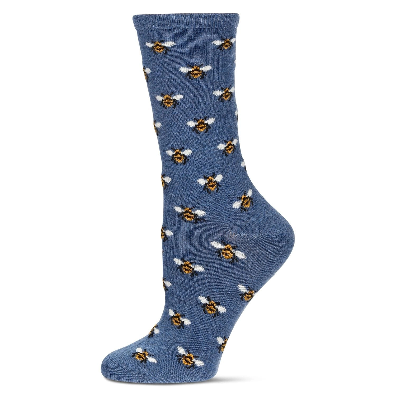 MeMoi Women's Bee Cashmere Blend Crew Socks
