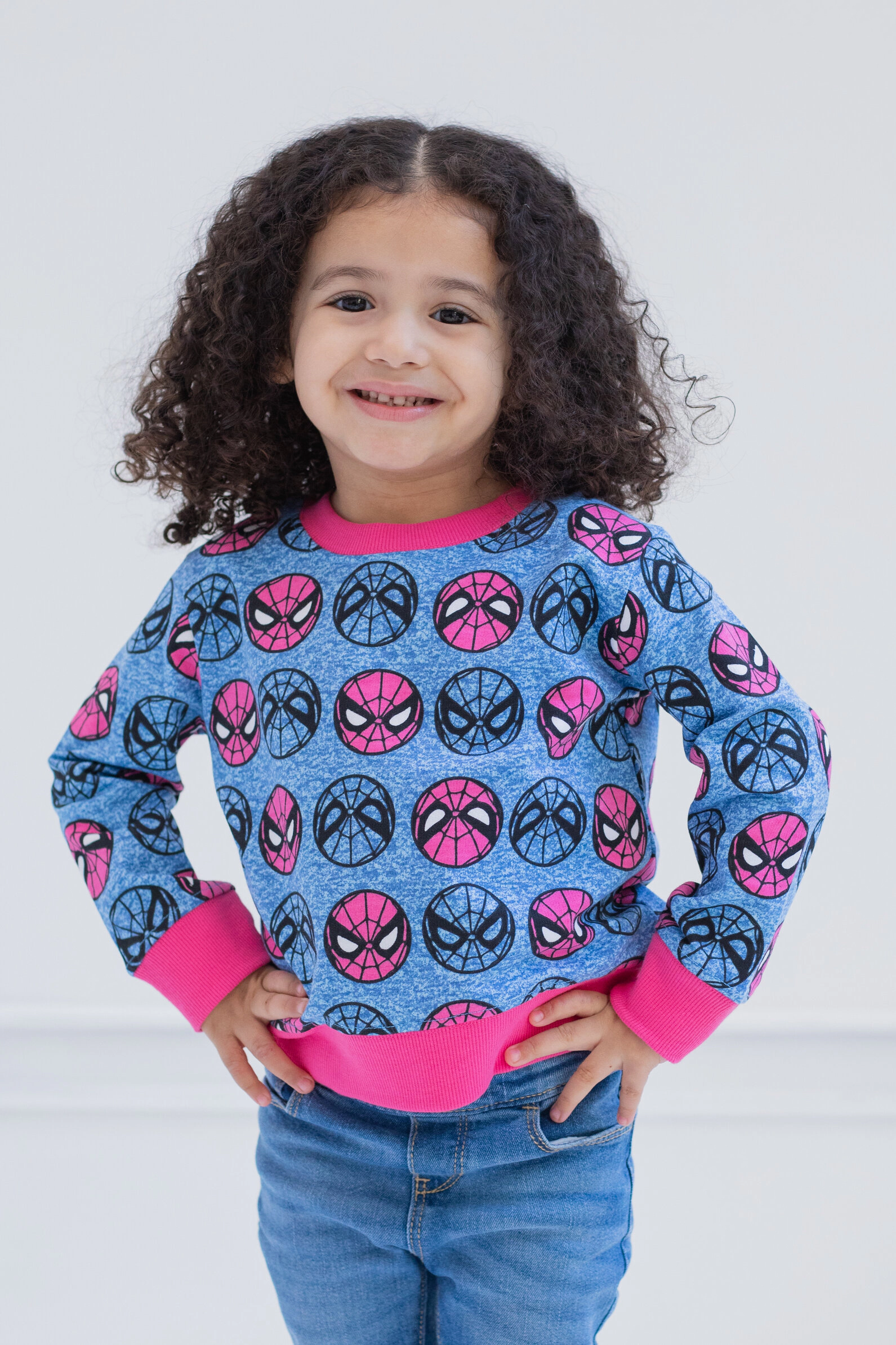 Marvel Spider-Man Girls' Sweatshirt