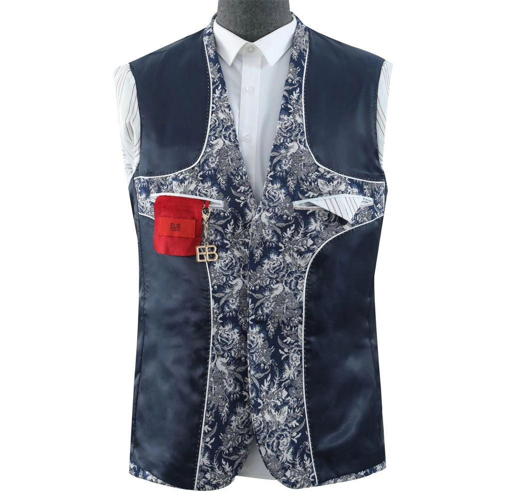 Elie Balleh Men's Slim Fit Floral Sports Coat Jacket