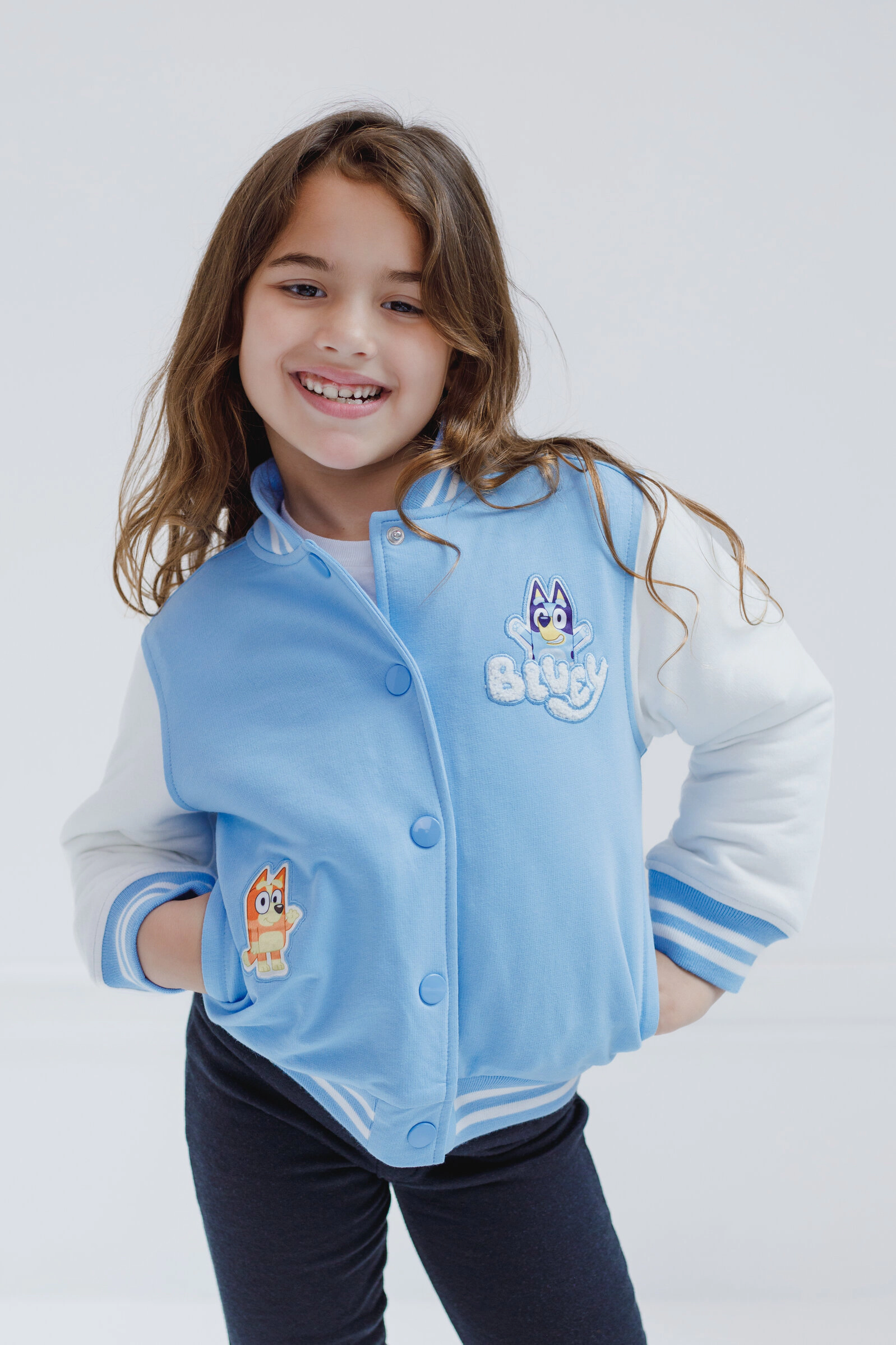 Bluey Girls' Varsity Bomber Jacket