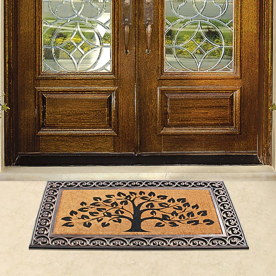 A1 Home Collectionss Coir and Rubber Door Mat 30x48 Inches Anti