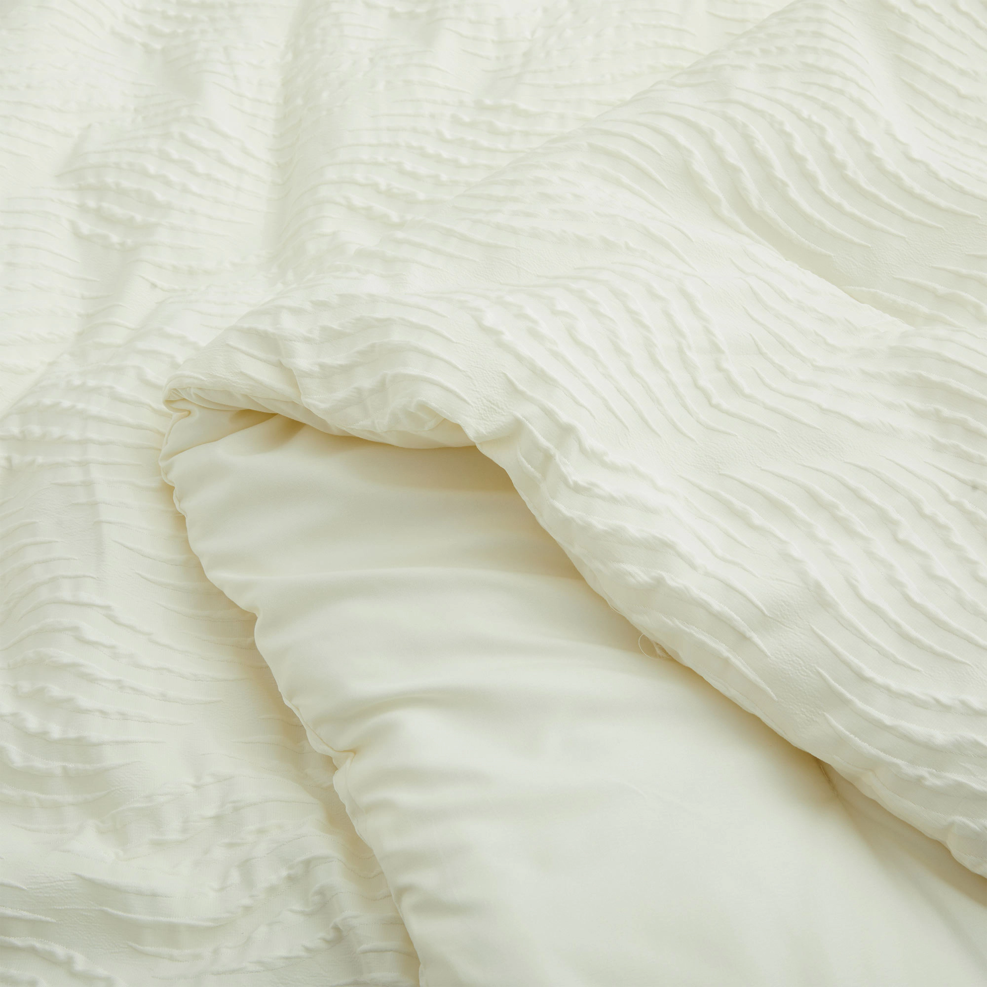 PEACENEST 2/3-Piece Textured Down Alternative Comforter Set with Pillow Sham