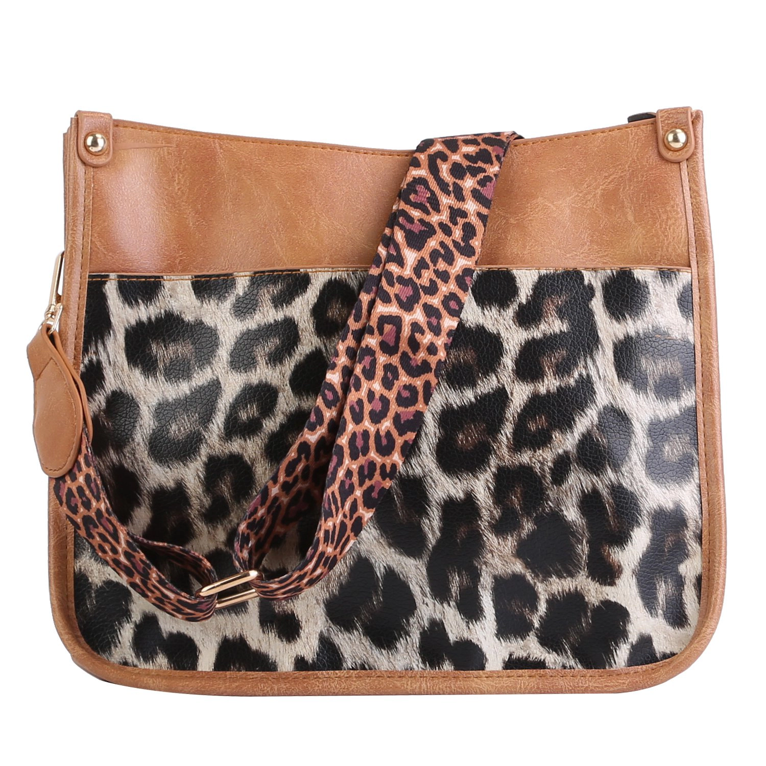 GBruno Vegan Leather Crossbody Bag With Guitar Strap