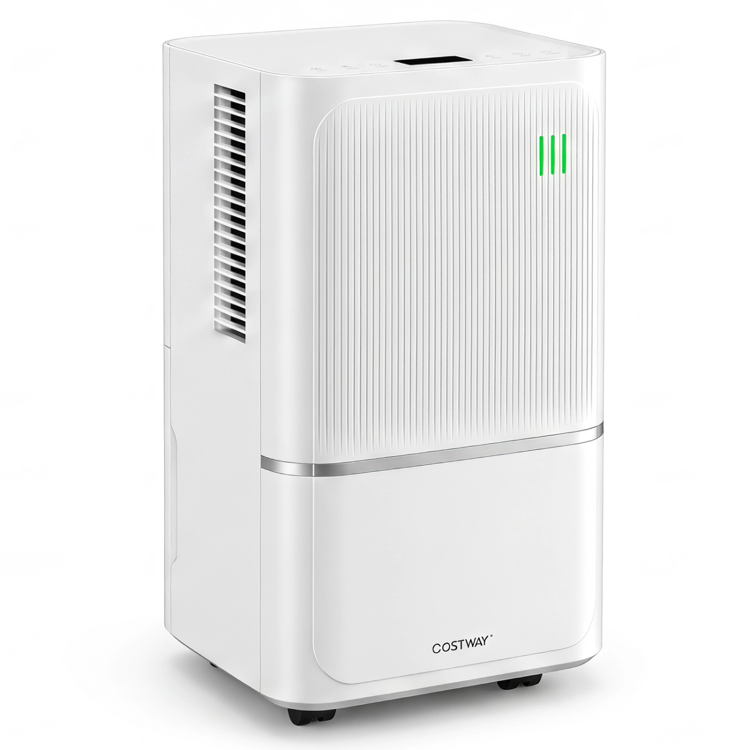 LJG 32 Pint Dehumidifier for Home with Drain Hose & Intelligent Control 2500 Sq.Ft