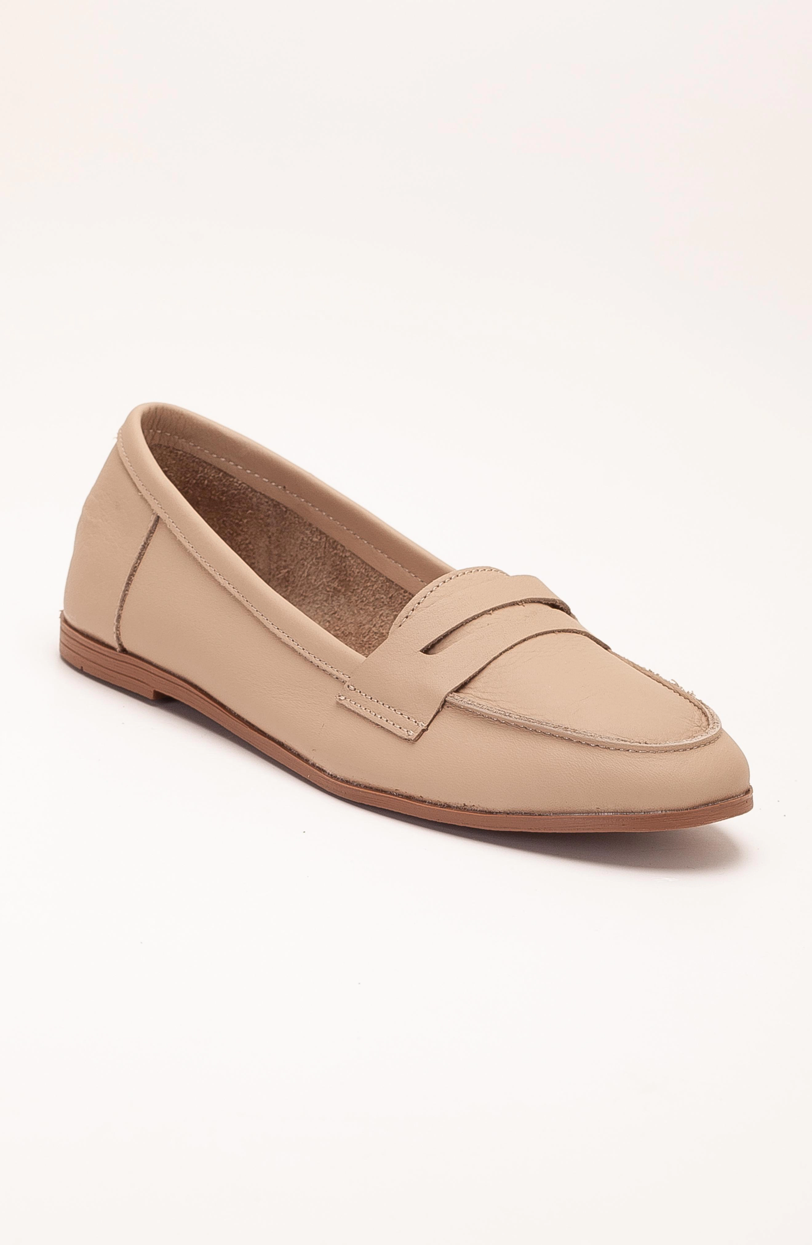 Forever & Always Womens Dorothy Leather Loafer