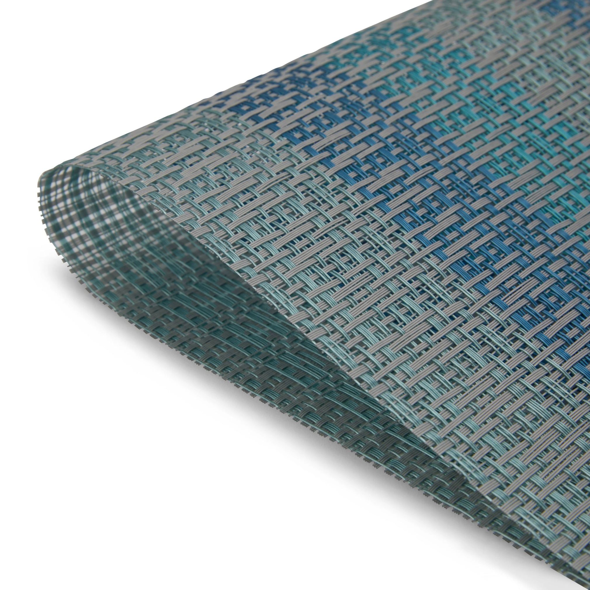Dainty Home Yorkshire Woven Vinyl Reversible Rectangular 12" x 18" Placemat Set of 6