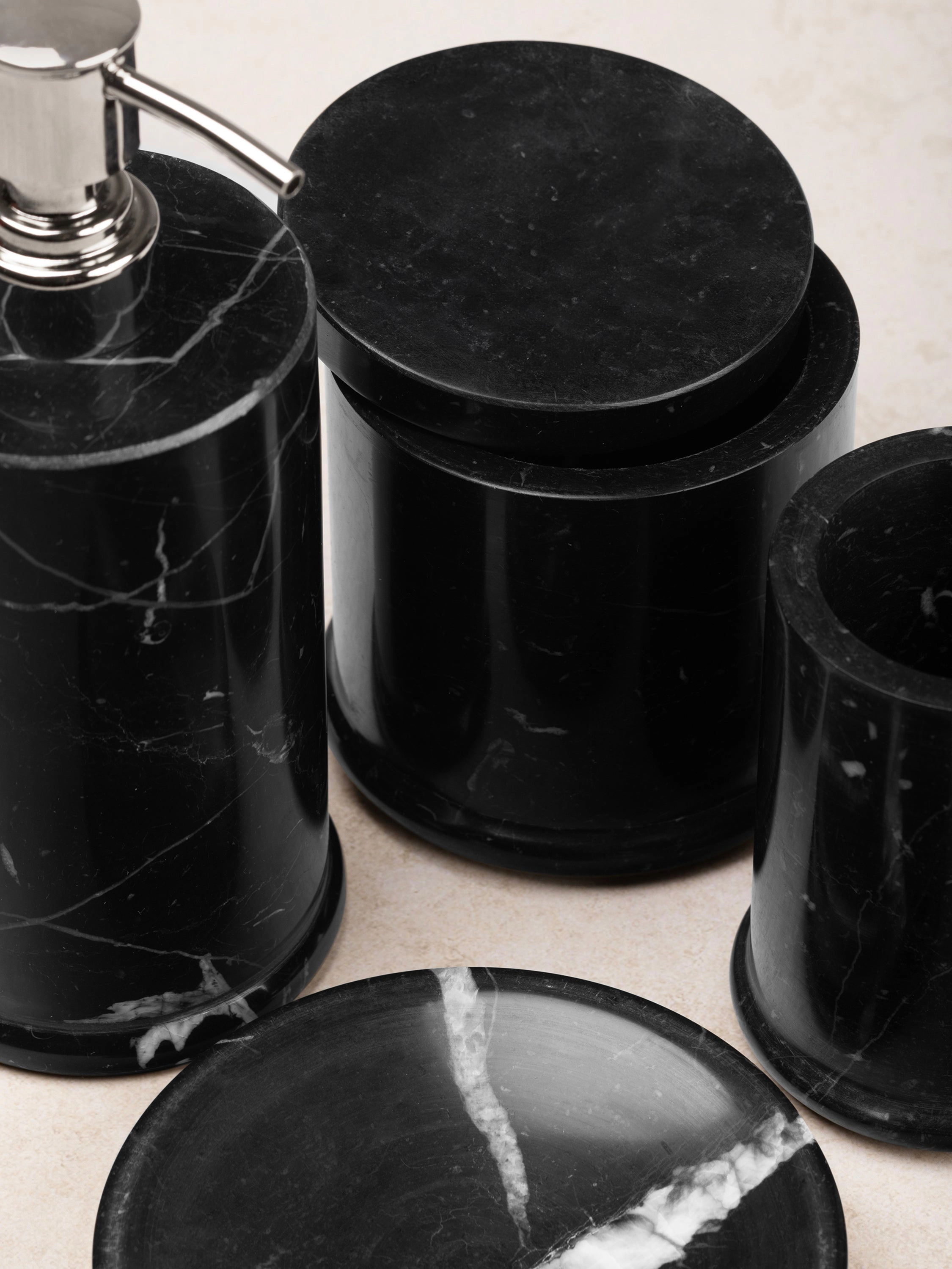 GAURI KOHLI Marquina Marble Bath Accessories