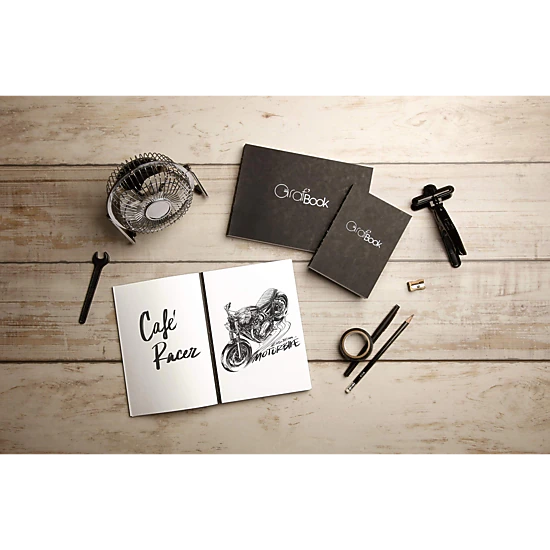 Clairefontaine GraF' Book 360 Landscape Notebook - 100 Blank Sheets, 6 ...