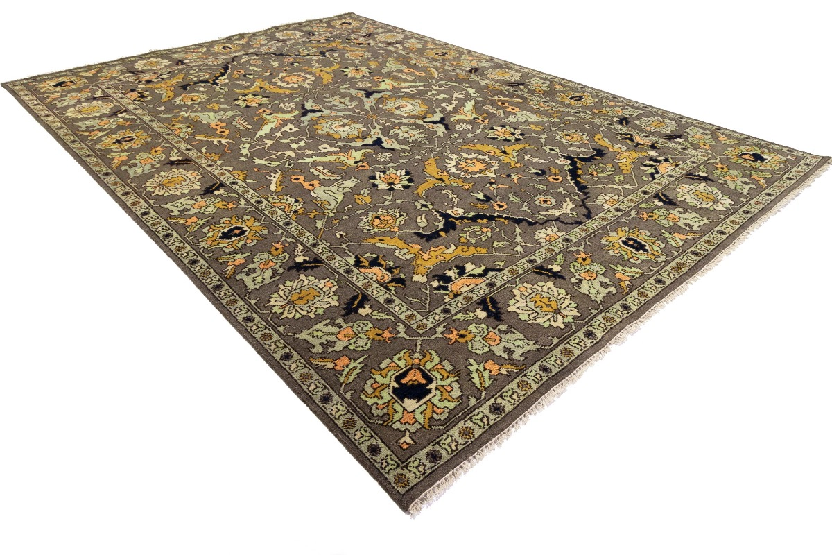 Magic Rugs Brown Floral 10X14 Chobi Serapi Oriental Rug