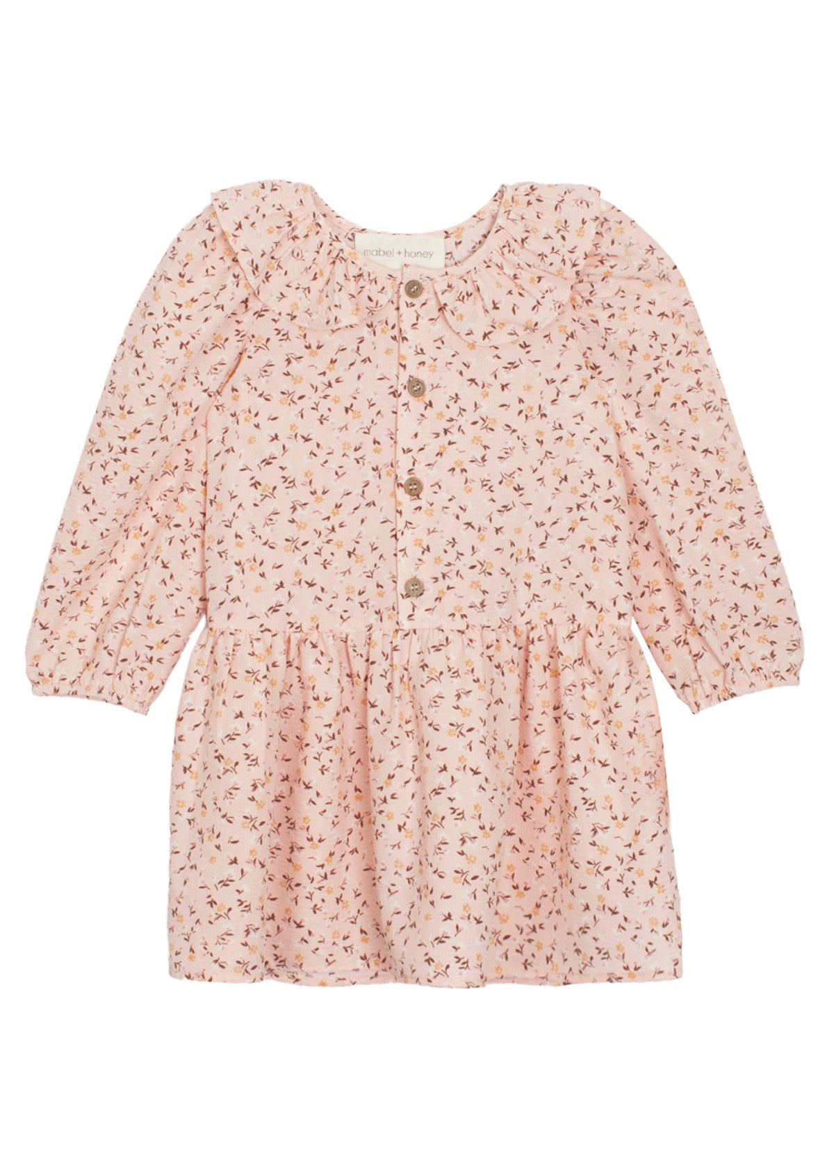 Graceful Blooms Crepe Chiffon Dress