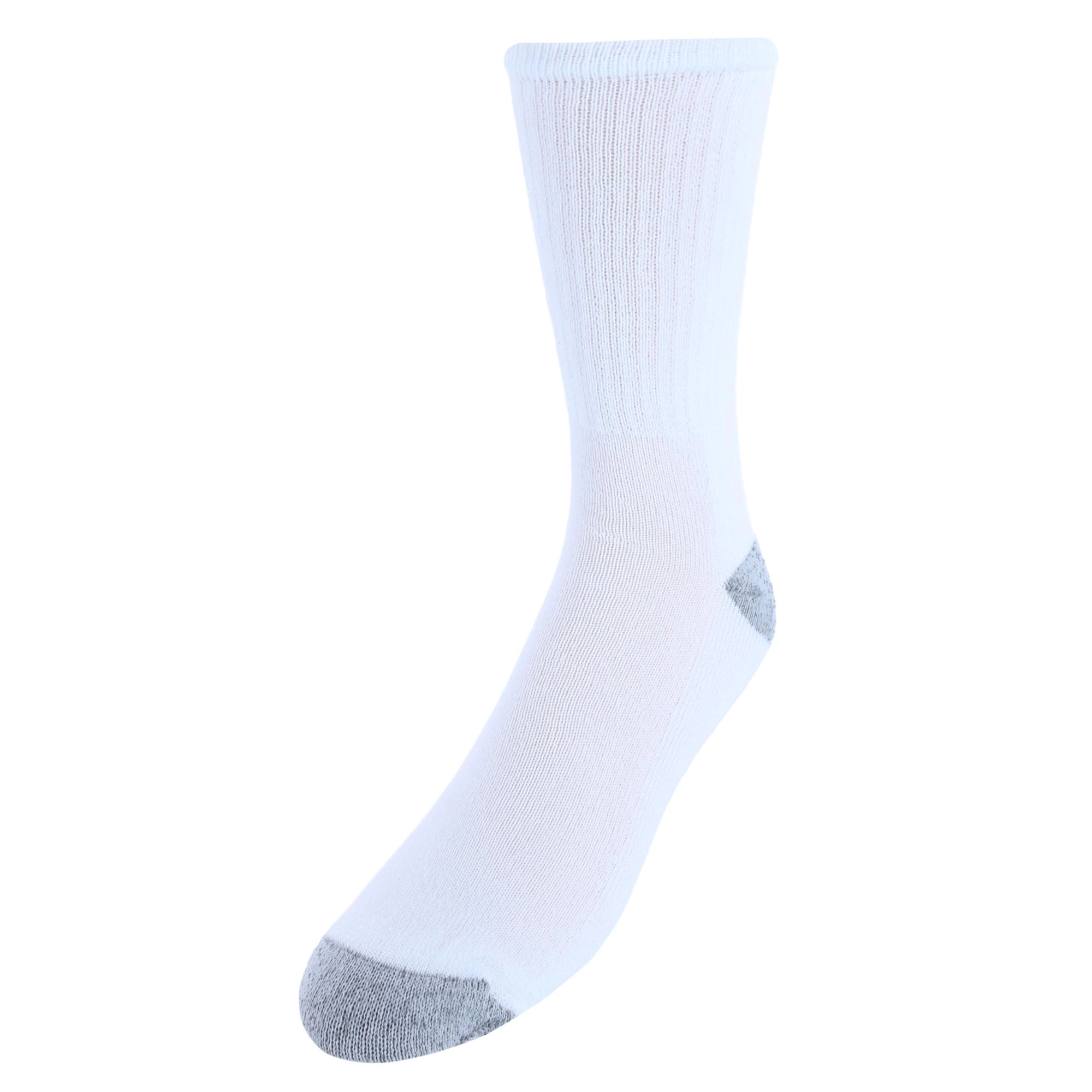 Sock Trends Men's Half Cushion Cotton Crew Socks (Pack of 10)