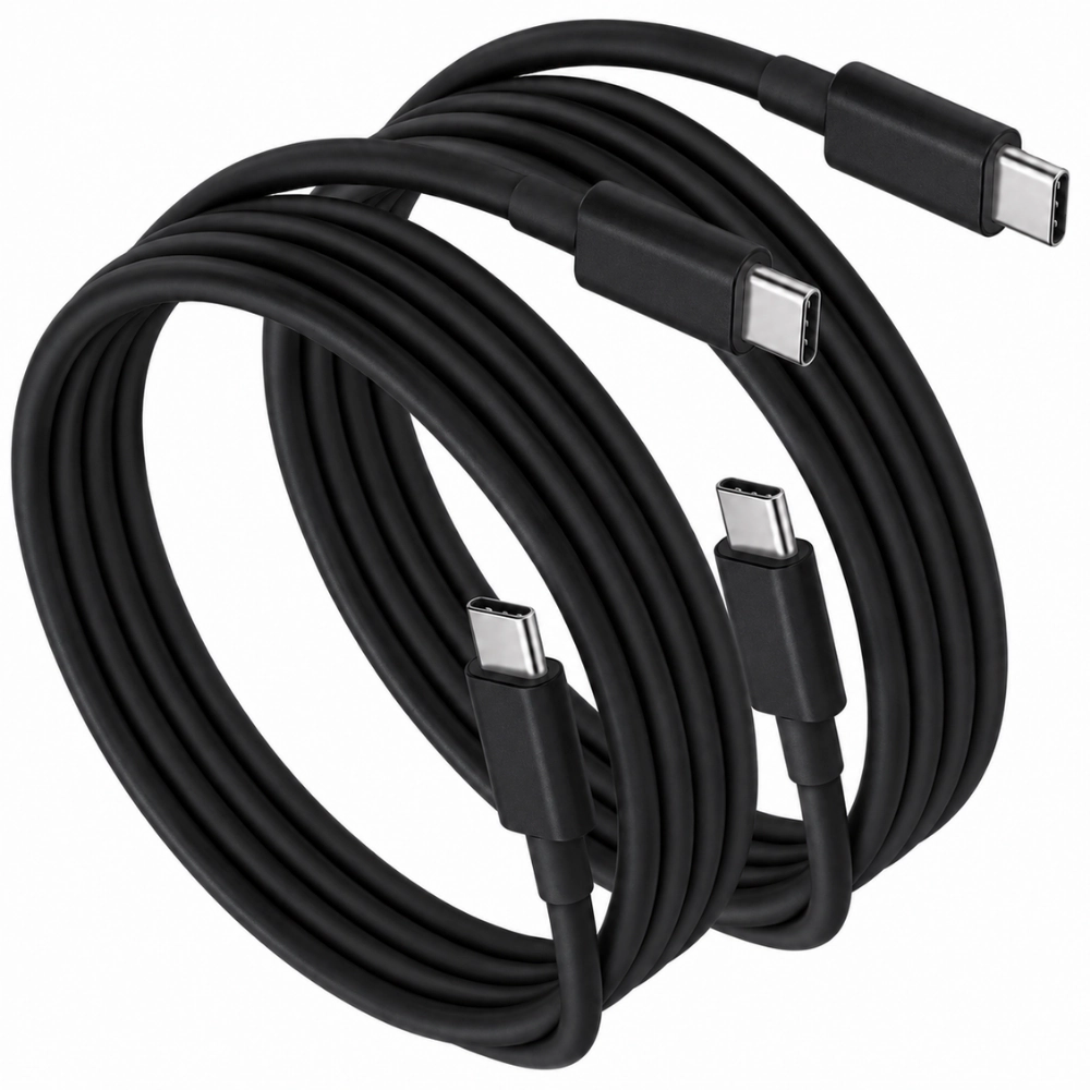Qixxronics 2PCS 6FT USBC to Charger Cable Charging & Data Transfer for iPhone 17/16/15, iPad, Galaxy, Laptops
