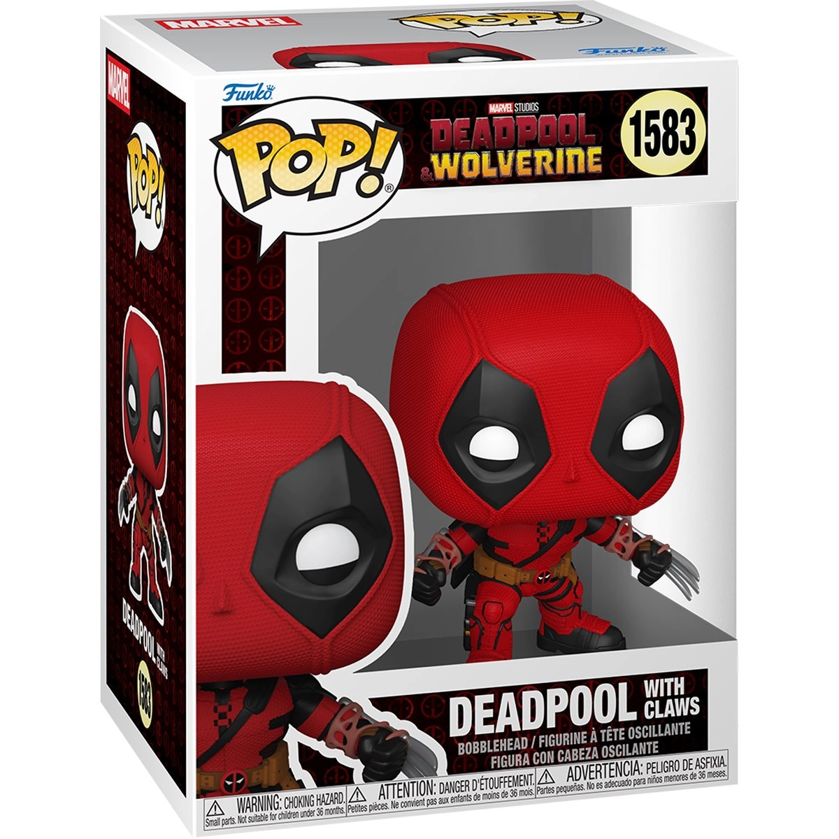 Funko Pop! Deadpool Wolverine: Deadpool w Claws # 1583