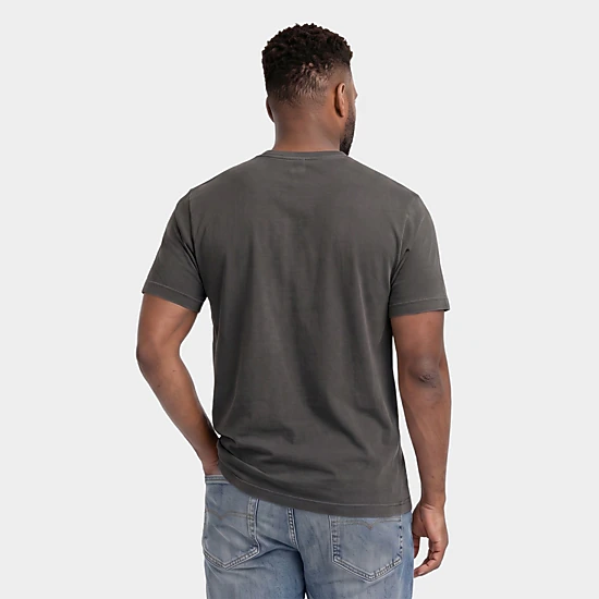 Simply Sage Market - Men's Garment Dyed Graphic T-Shirt - S.W.Smiley Paint Splatters X Eyes