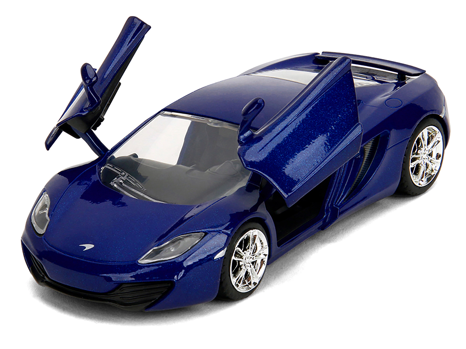 Jada McLaren MP4.12C Blue Metallic "Furious 7" (2015) Movie "Fast & Furious" Series 1/32 Diecast Model Car by Jada