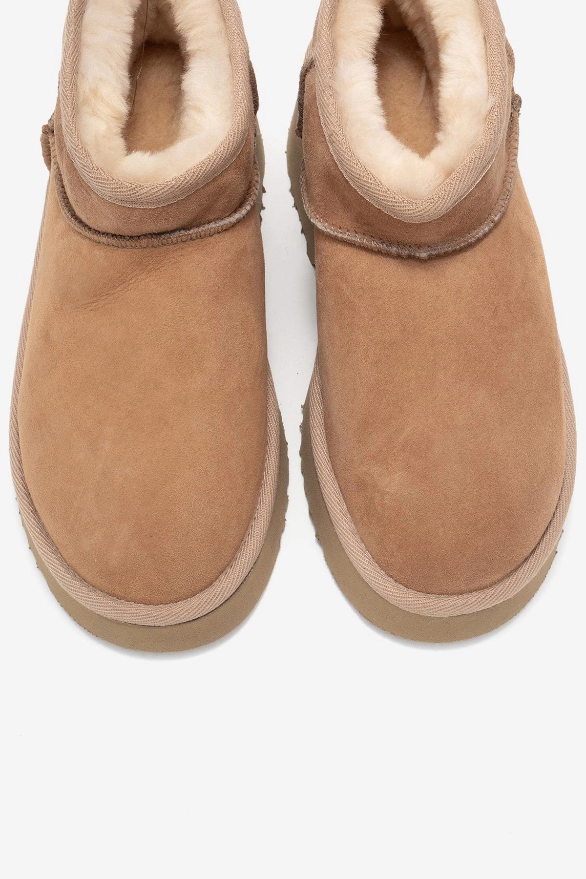 Forever & Always Womens Ary Leather Platform Boots