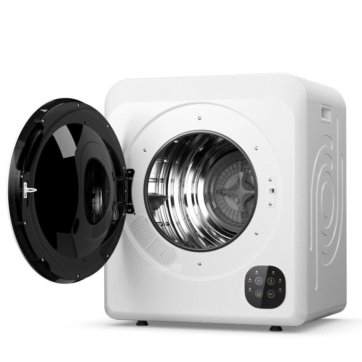 SlickBlue Portable Tumble Dryer with Stainless Steel Drum and Multiple Drying Programs