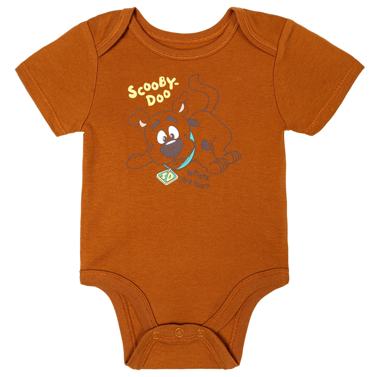 Scooby-Doo Baby Boys' Cosplay Bodysuit and Hat Set