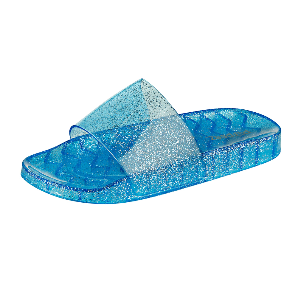 Pupeez Girls Summer Open Toe Jelly Slide Sandals Lightweight Casual Comfort