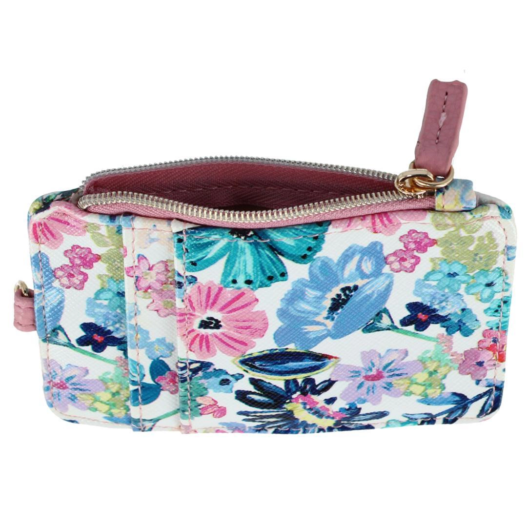 Julia Buxton Women's Vegan Leather Everywhere Lanyard ID Wallet