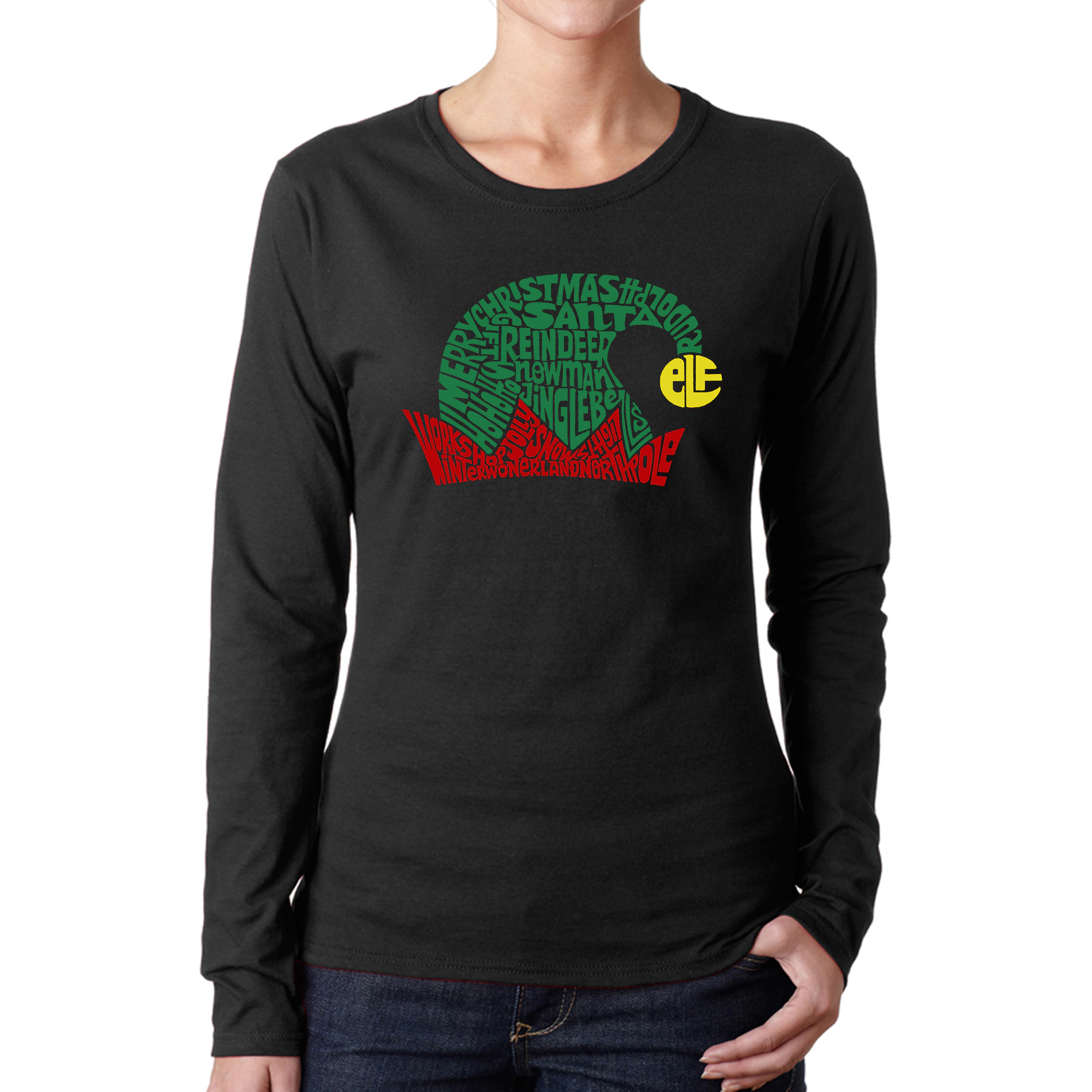 LA Pop Art Women's Word Long Sleeve T-Shirt