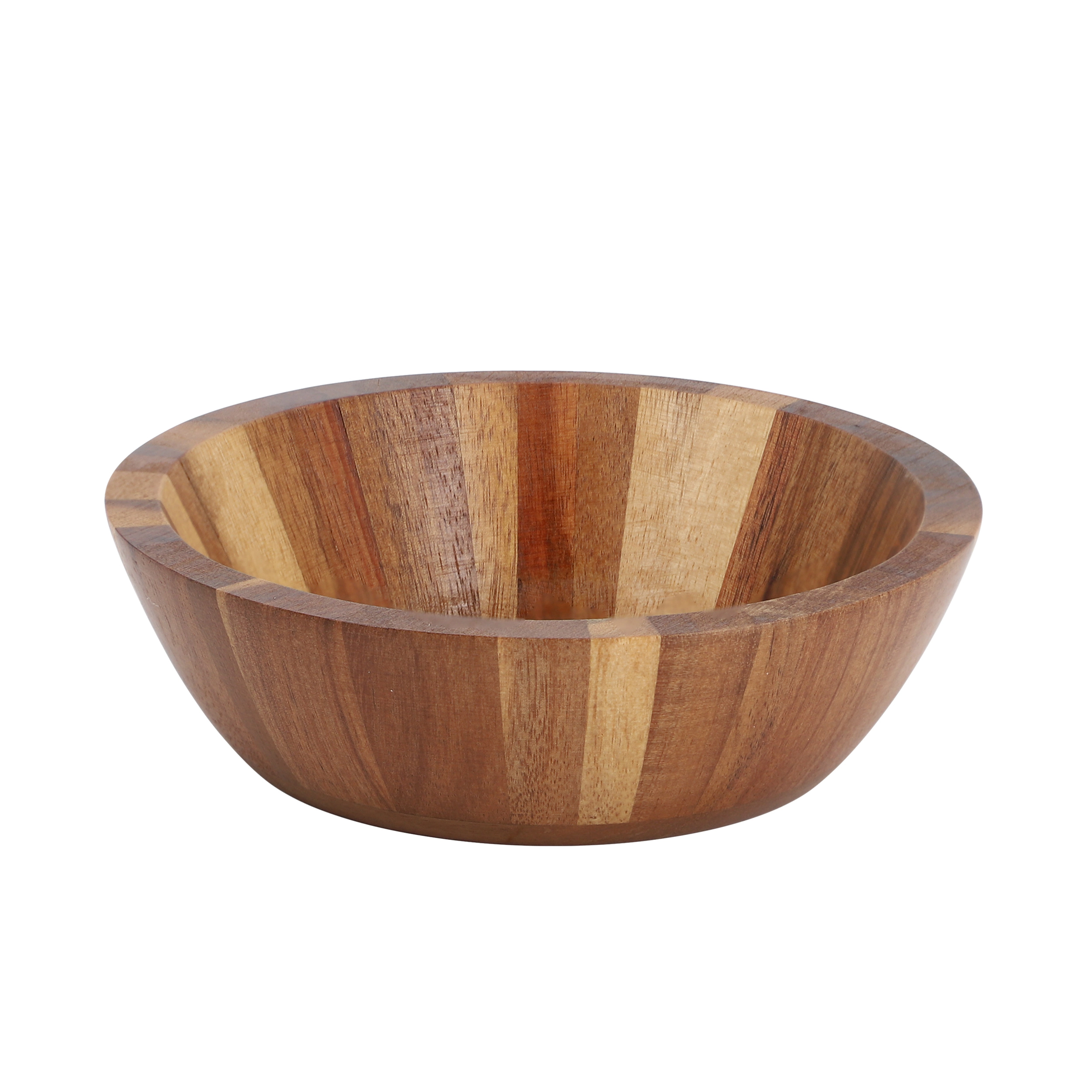 MegaChef 4 Piece Acacia Wood 7 Inch Bowl Set