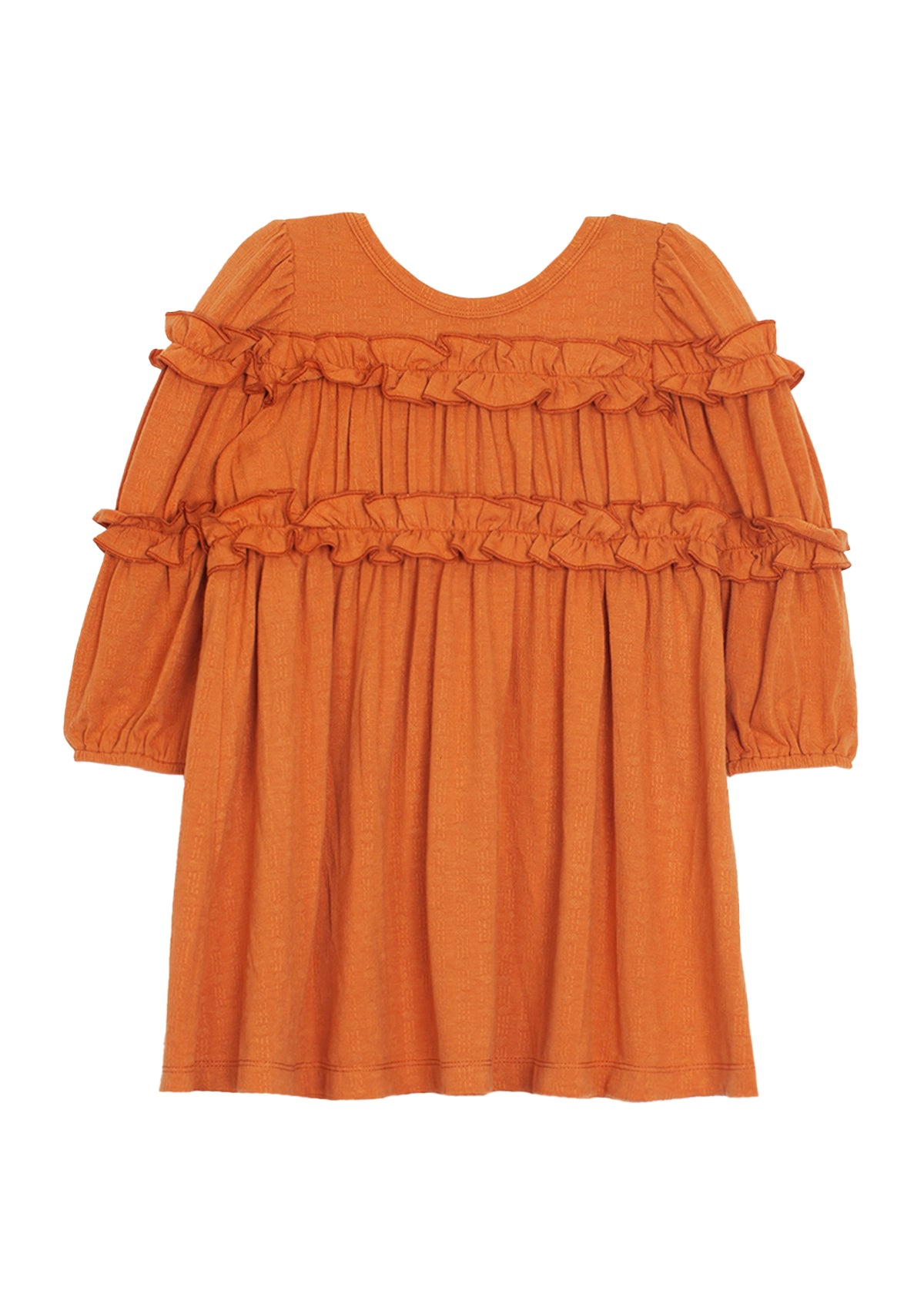 Mabel and Honey Tangerine Textured Knit Dress