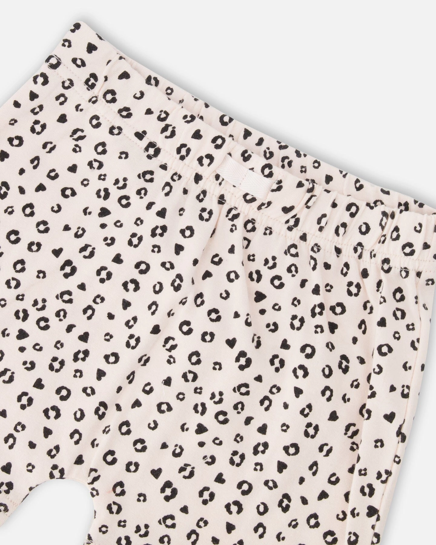 Deux par Girls Organic Cotton Jersey Top and Short Set Animal Print