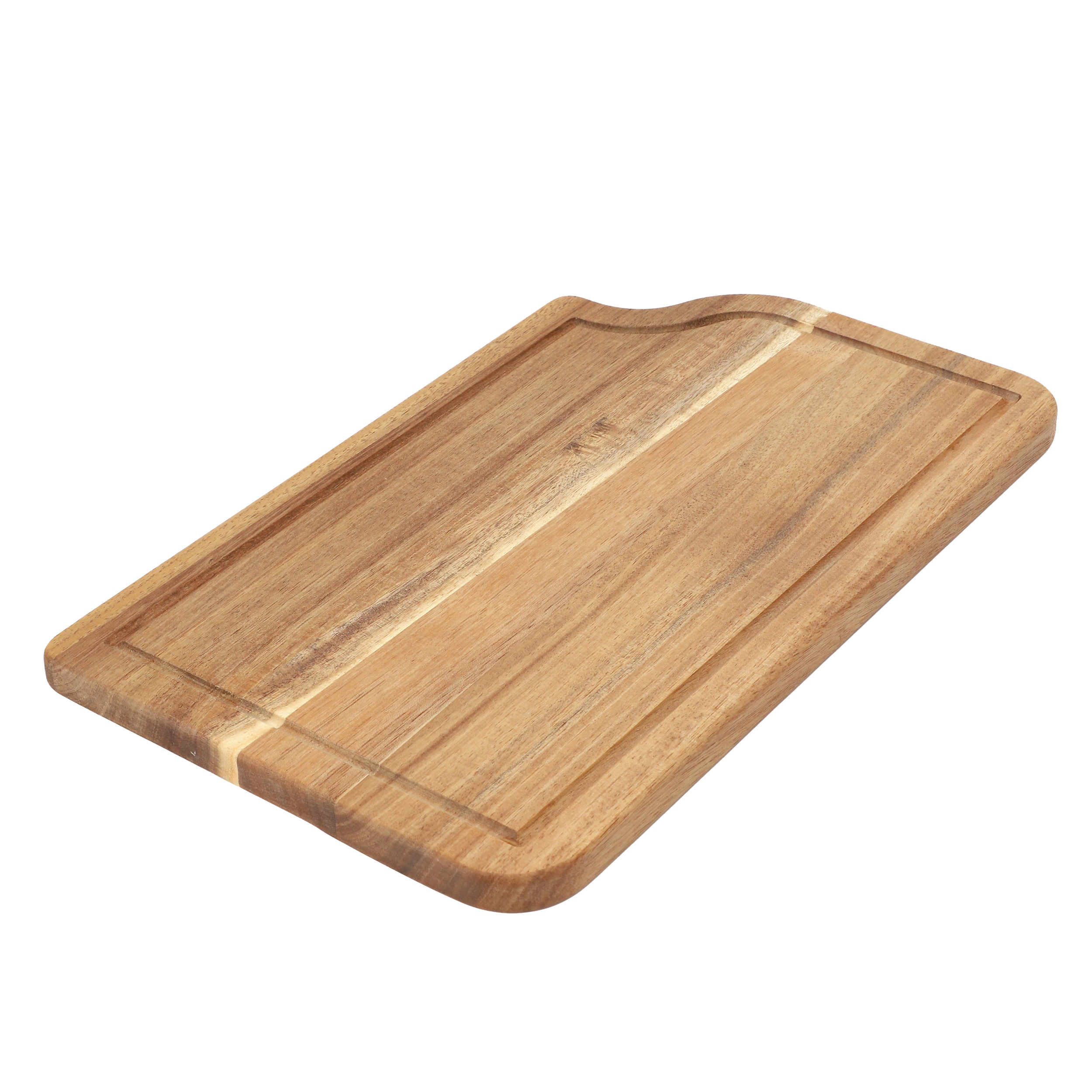 MegaChef 14 x 8.5 Inch Acacia Wood Cutting, Prep and Serving Butcher Cutting Board