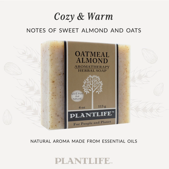 Plantlife Oatmeal Almond Aromatherapy Herbal Soap