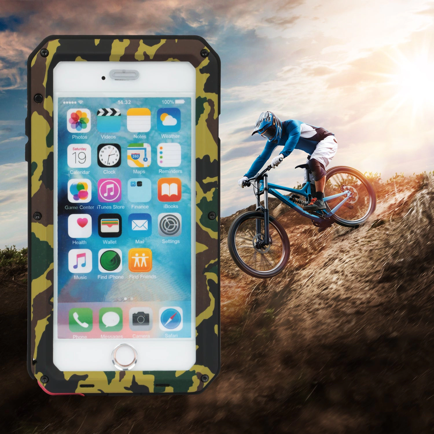 GBruno Shock-Resistant Hybrid Case For IPhone 6 Plus