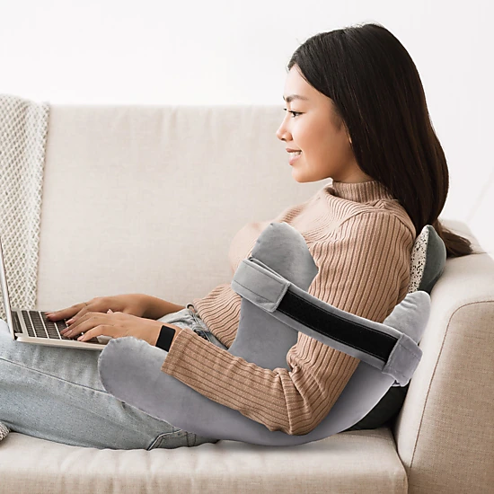 Cheer Collection Shoulder Surgery Recovery Pillow with Arm Sling Strap