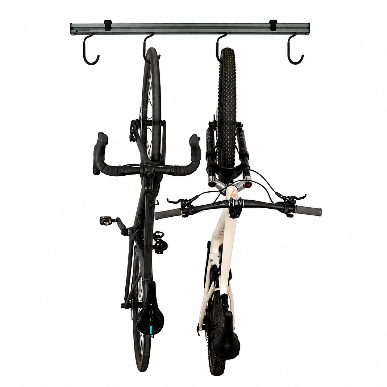 StoreYour CycleSlide Ceiling Mounted Bike Rack, Holds 1 to 4 Bikes