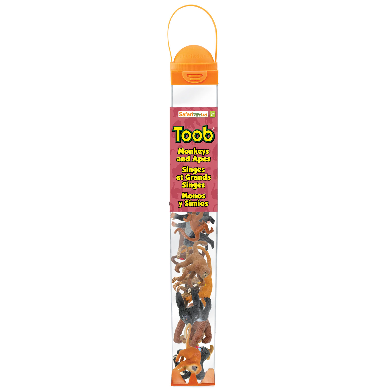 Safari Ltd. - Monkeys & Apes TOOB - contains 12 Mini Figurines