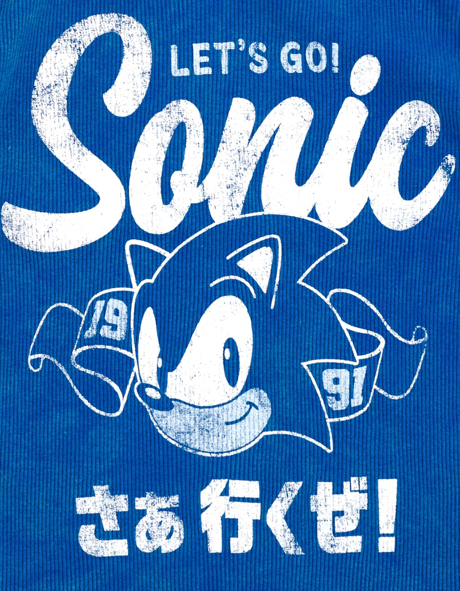 SEGA Sonic the Hedgehog Girls' Short Sleeve T-Shirt