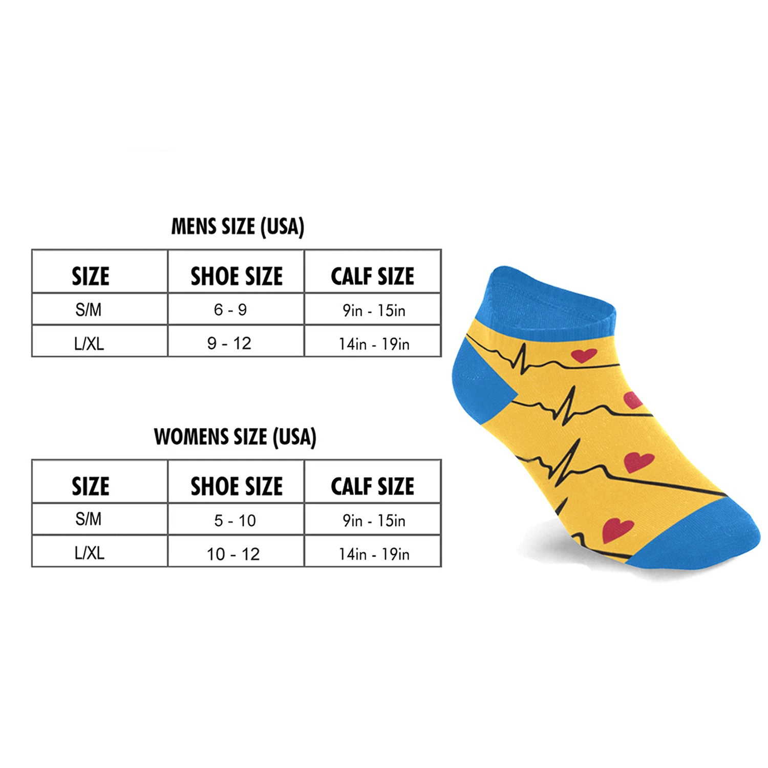 Extreme Fit Nurse-Inspired Medical Print Ankle Compression Socks - 6 Pairs