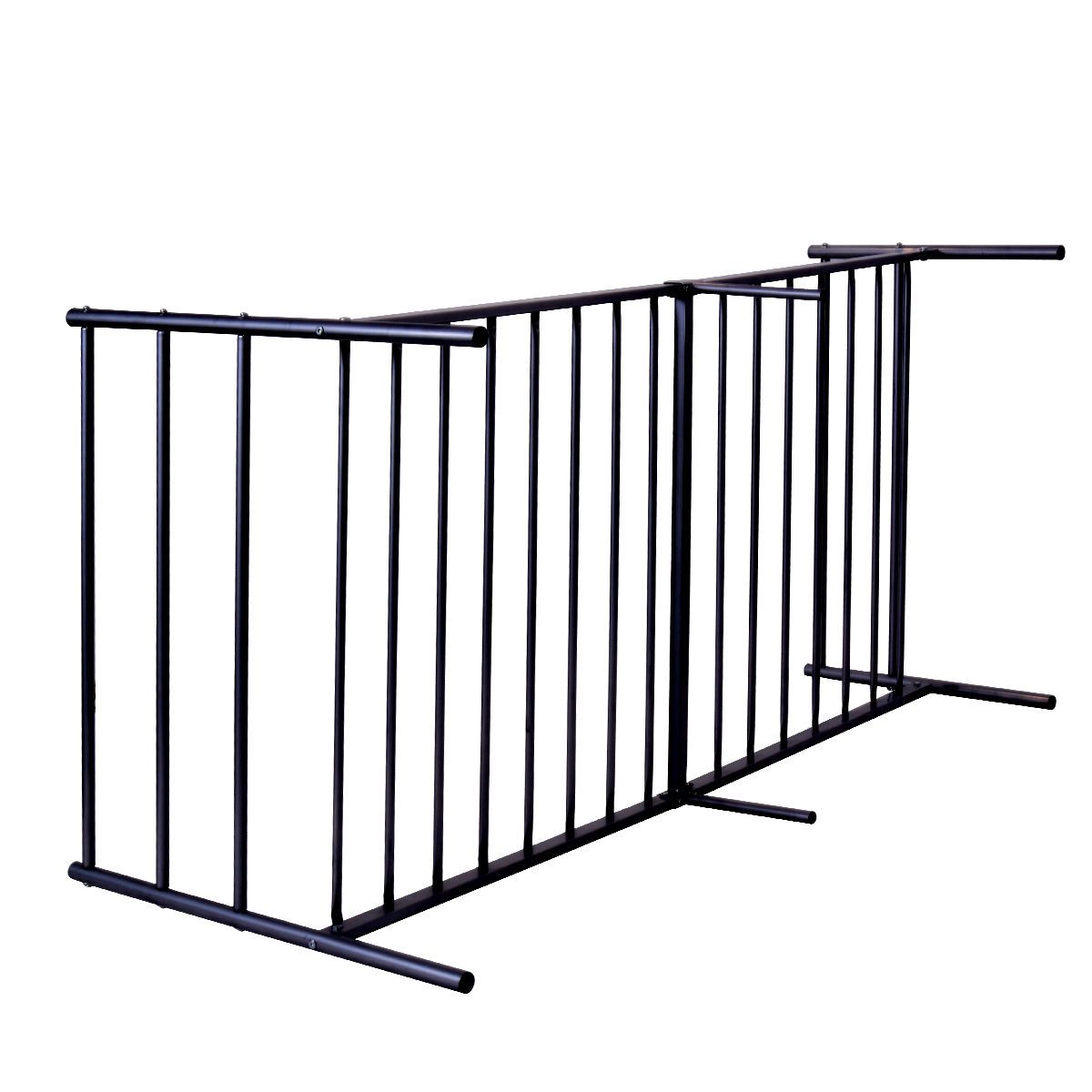 SlickBlue Heavy Duty Twin Metal Bed Frame with Headboard and Supports