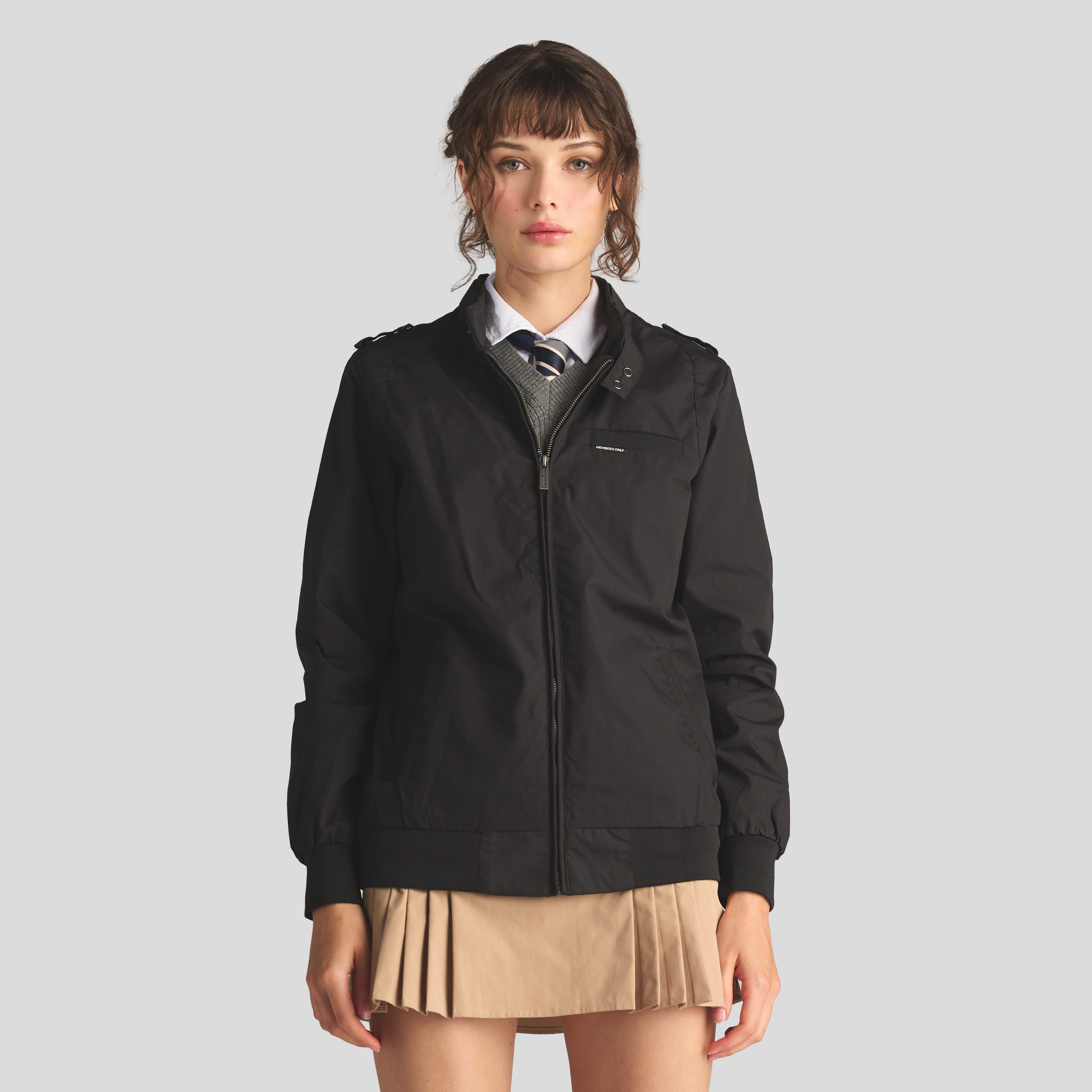Members Only Women's Classic Iconic Racer Jacket (Slim Fit)