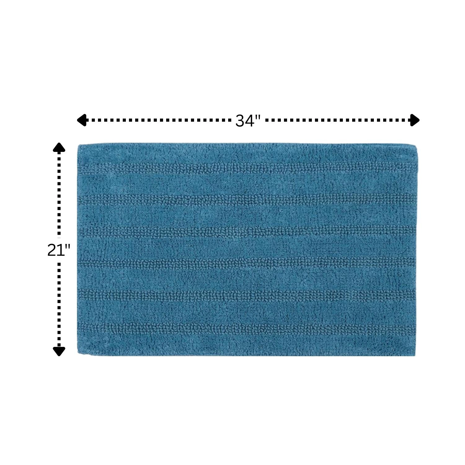 Knightsbridge Linear 220 GSF Reversible Bath Rug