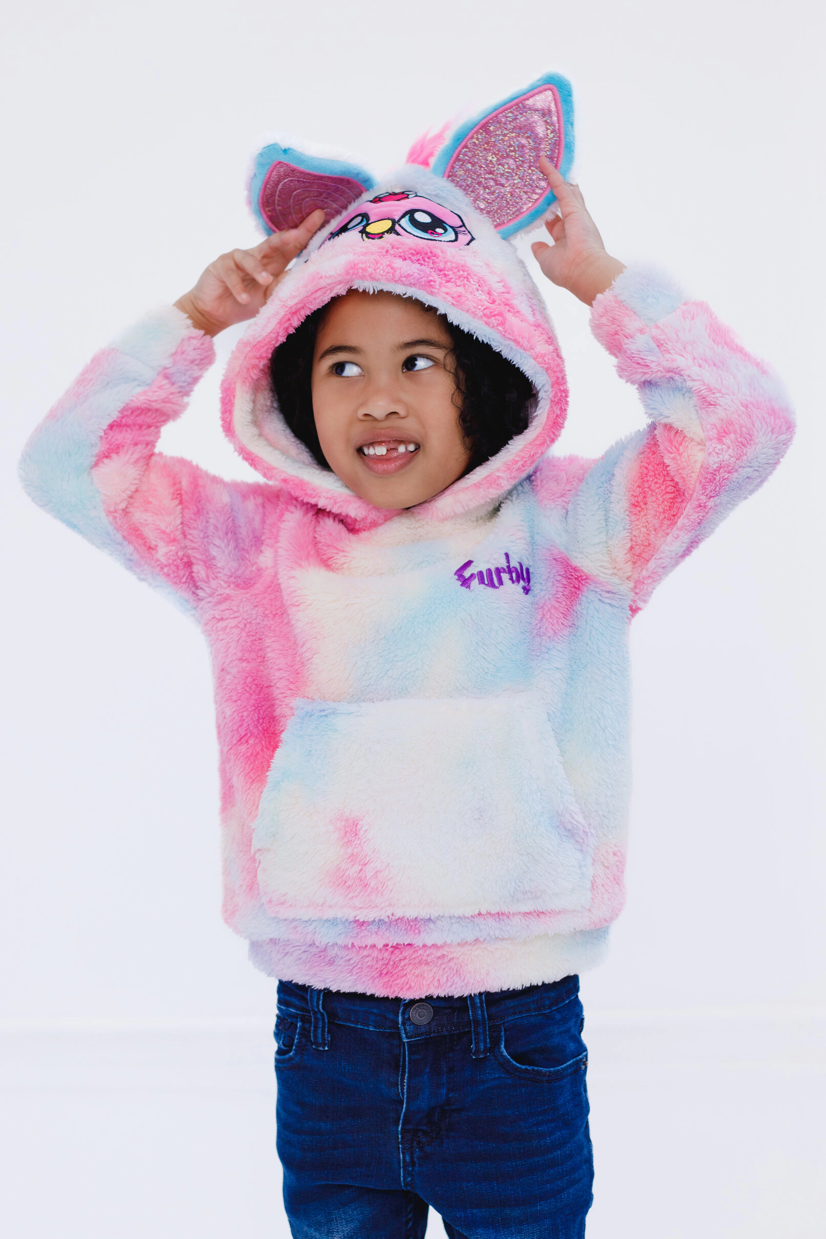 Furby Girls' Cosplay Fleece Hoodie