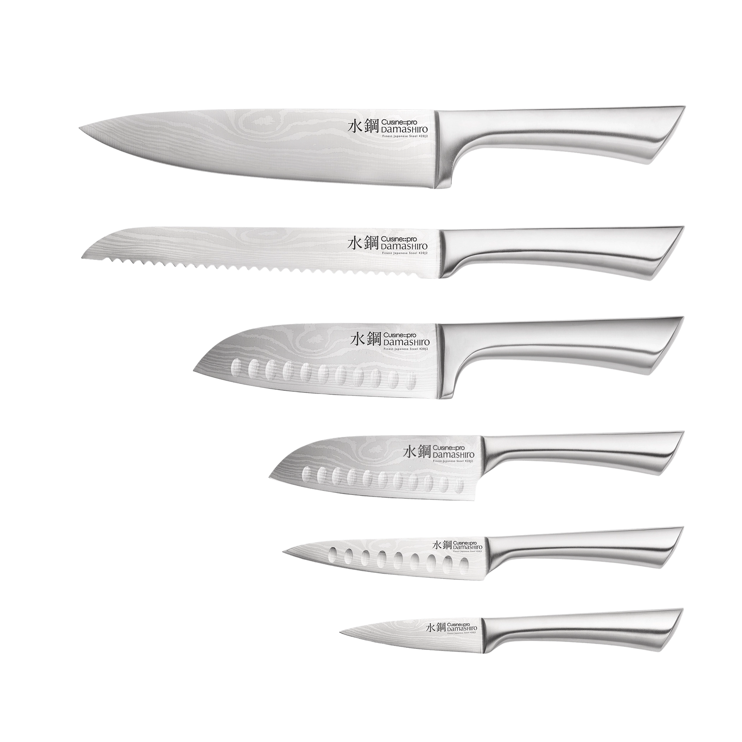 Cuisine::pro® Damashiro® Kinzoku Knife Block 7 Piece