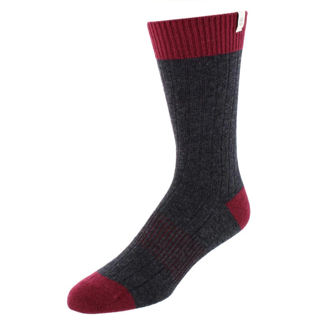 Timberland Men's Cable Knit Comfort Wool Blend Socks (2 Pair)