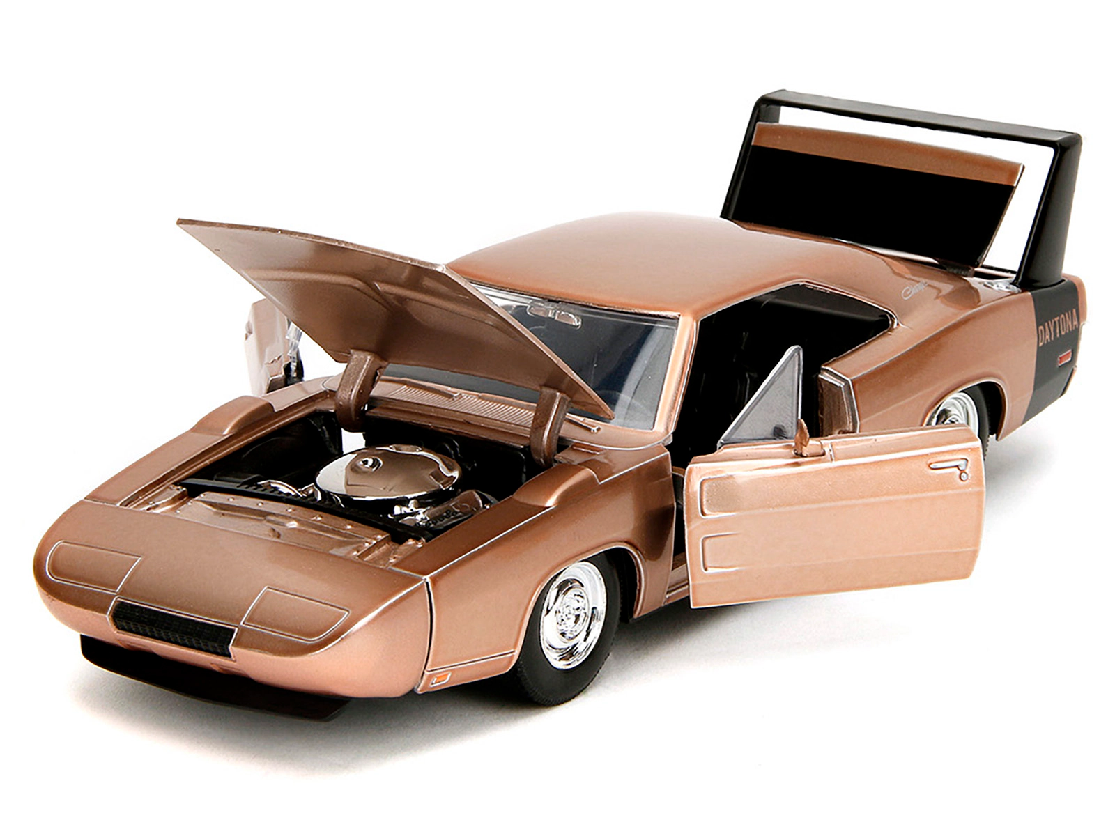 Jada 1969 Dodge Charger Daytona Bronze Metallic with Black Tail Stripe "Bigtime Muscle" Series 1/24 Diecast