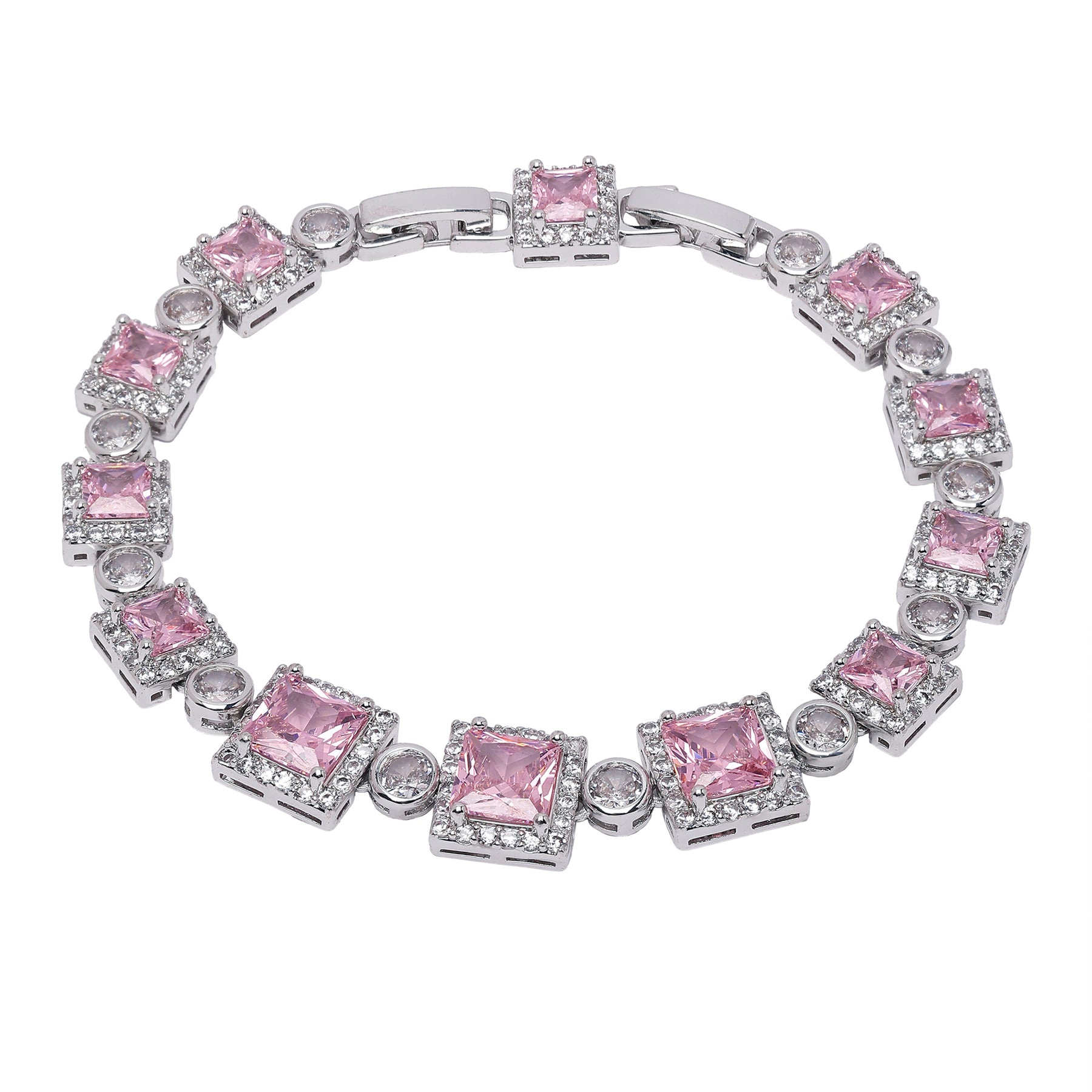 AGP PARIS Womens Diva Square Box Chain Bracelet