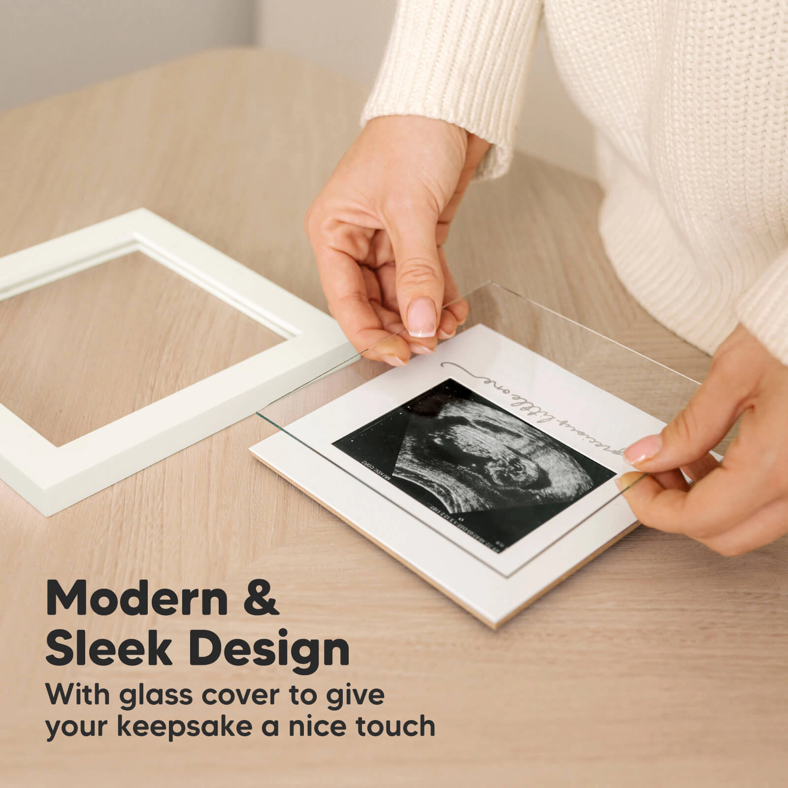 KeaBabies Solo Baby Sonogram Frame